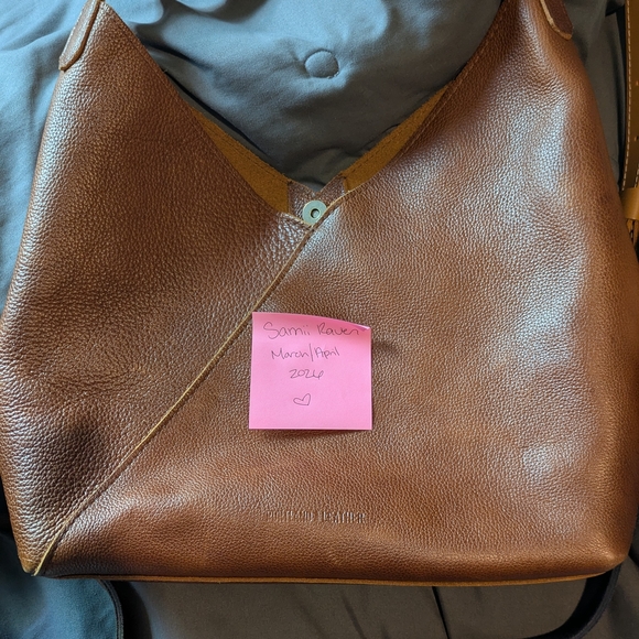 Portland Leather Handbags - Brown Leather Hobo Shoulder Bag